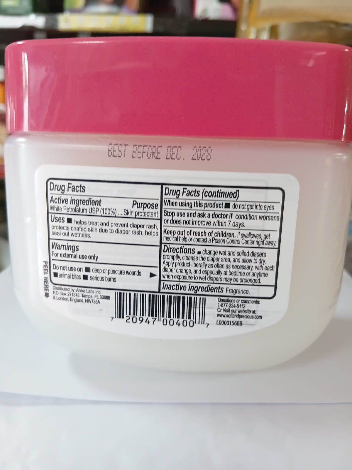 SOFT & PRECIOUS. BABY POWDER SCENT