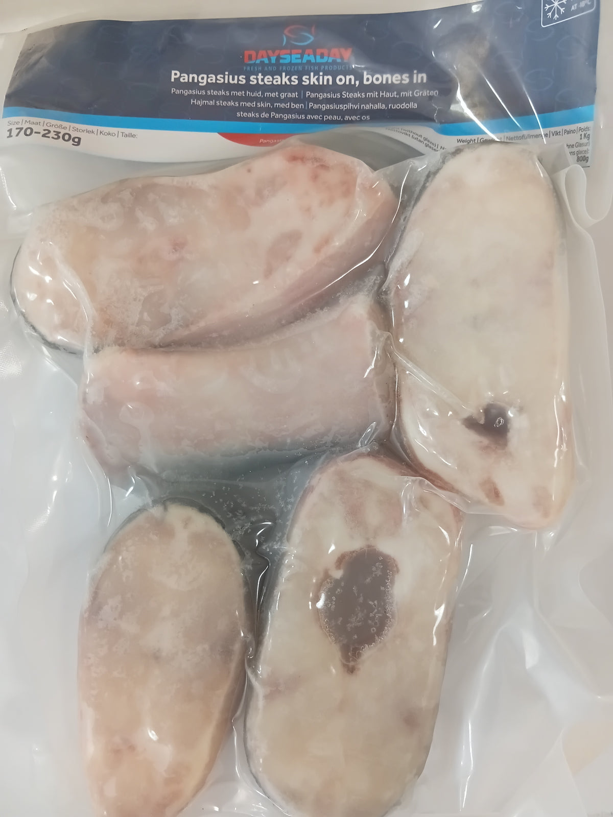 FROZEN PANGASIUS FISH  STEAK