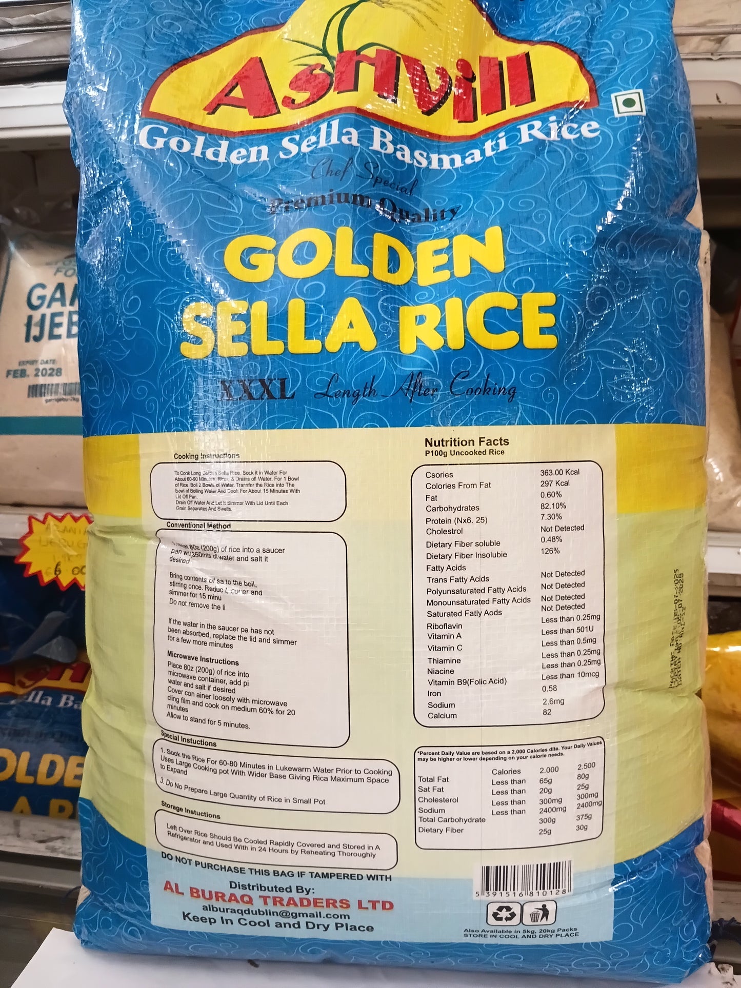 ASHVIL GOLDEN SELLA RICE