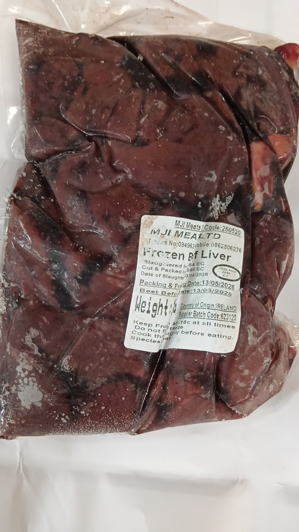 FROZEN BEEF LIVER