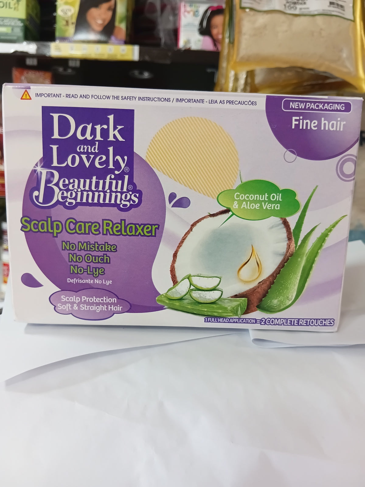 HAIR RELAXER. BEAUTIFUL BEGINNING. FINE HAIR