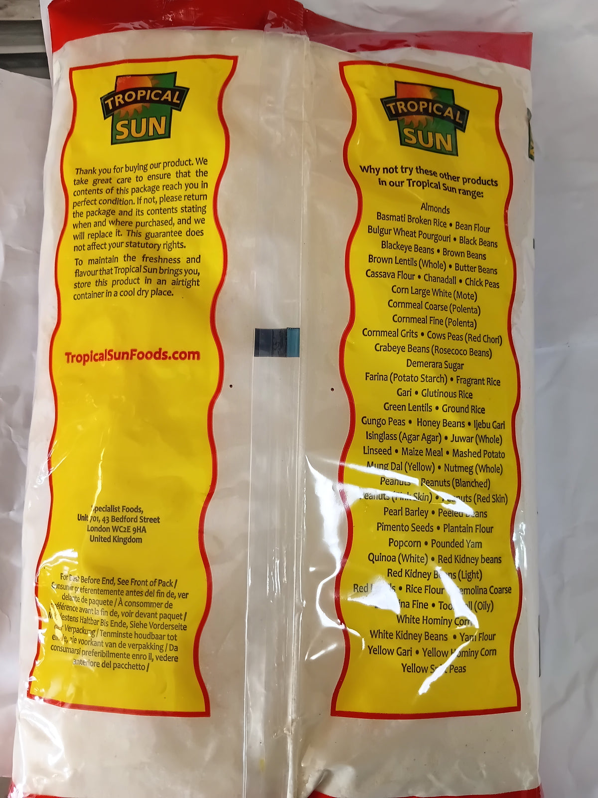 BEANS FLOUR