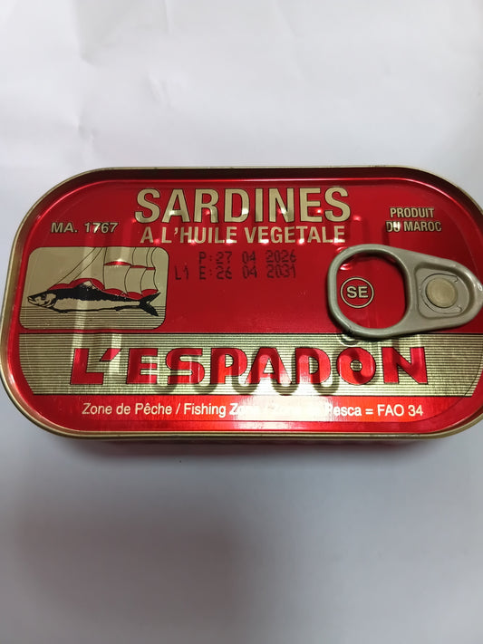 SARDINES IN VEG OIL