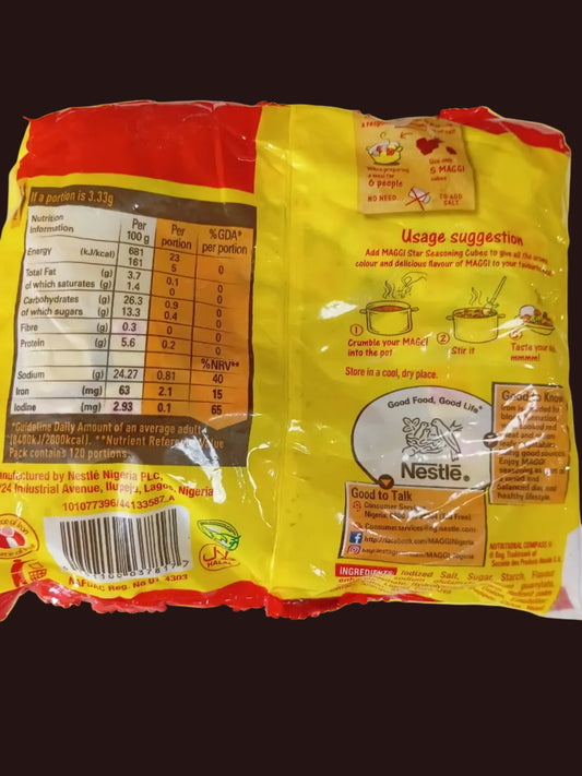 MAGGI STAR SEASONING CUBES
